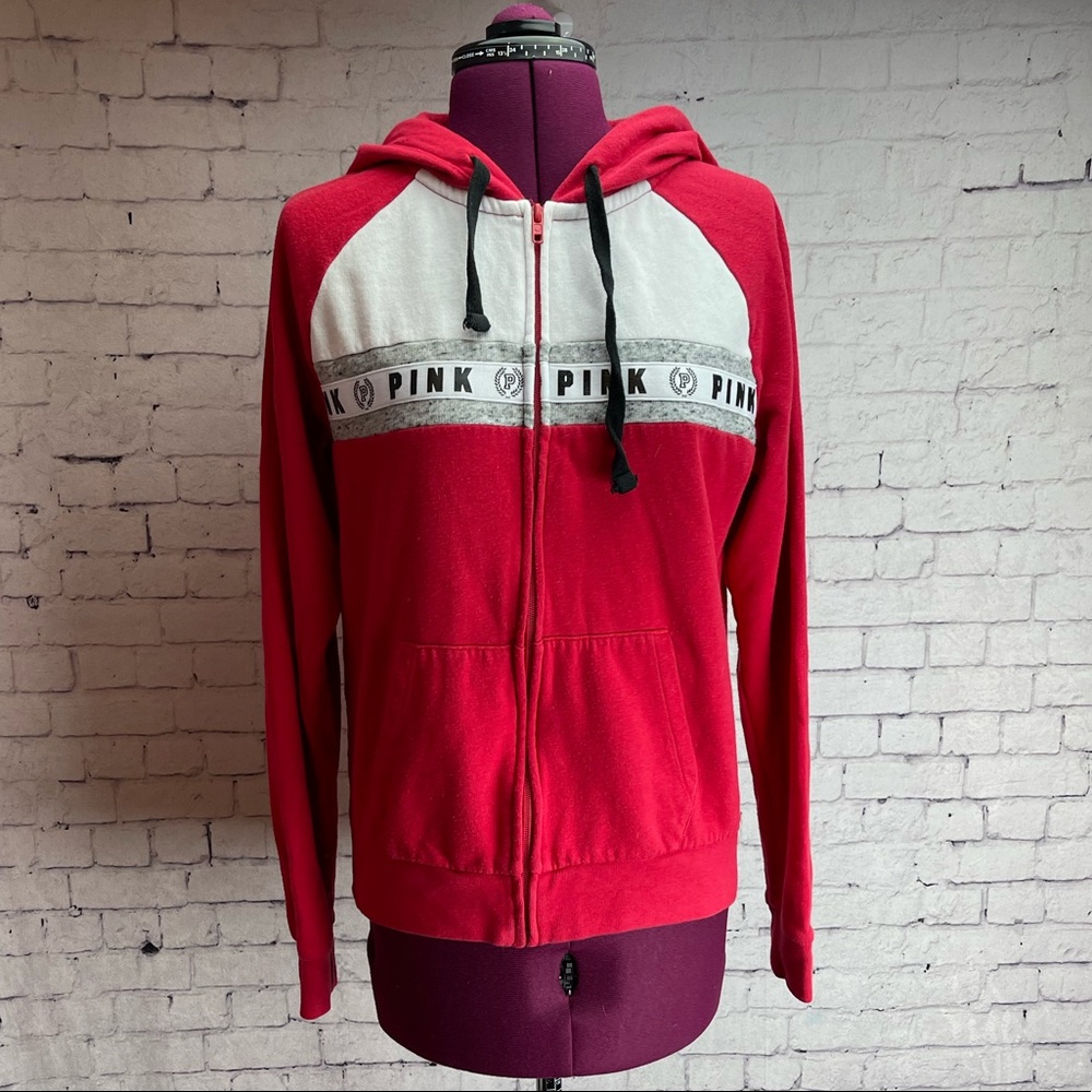 COPY - Pink by Victoria’s Secret red hoodie size medium